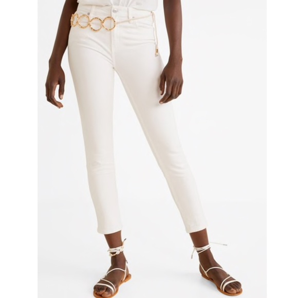 skinny cropped jeans mango